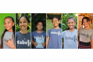 Habele students in Micronesia, FSM