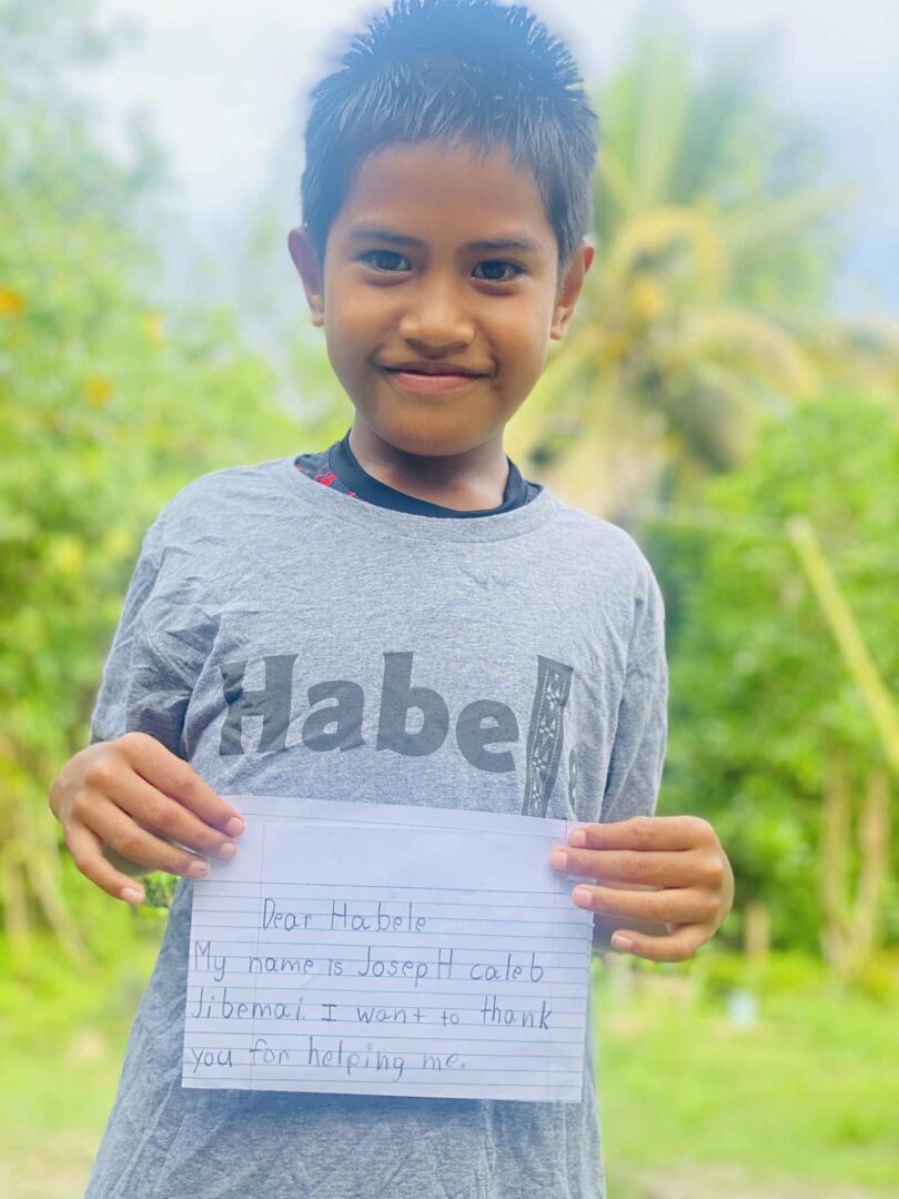 Micronesian student awarded Habele tuition scholarship